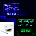 New Hot LED Fluorescent Message Board Digital Alarm Clock Calendar